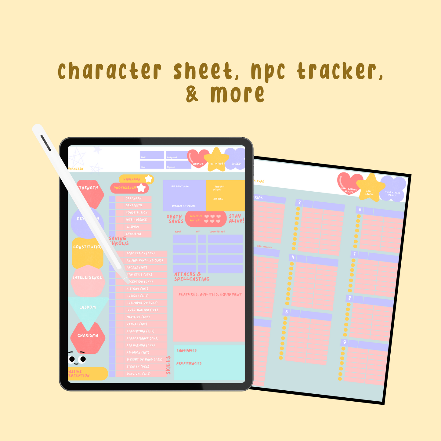Cute D&D Player Notebook