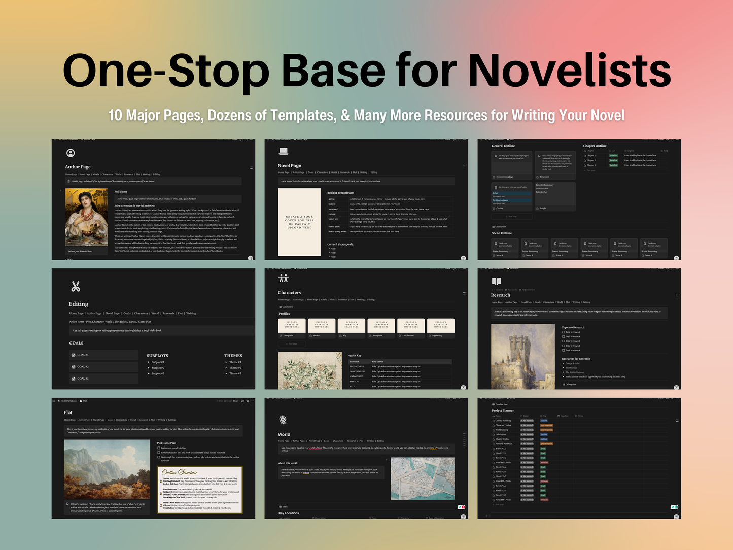 Novelist Notion Base