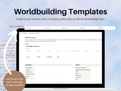 DM Planner Notion Template