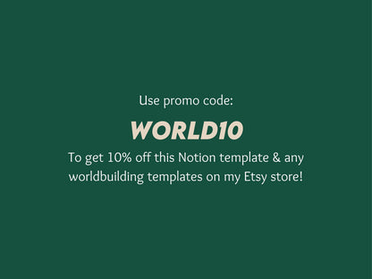 Fantasy Worldbuilding Notion (Novel/D&D/Digital Template)