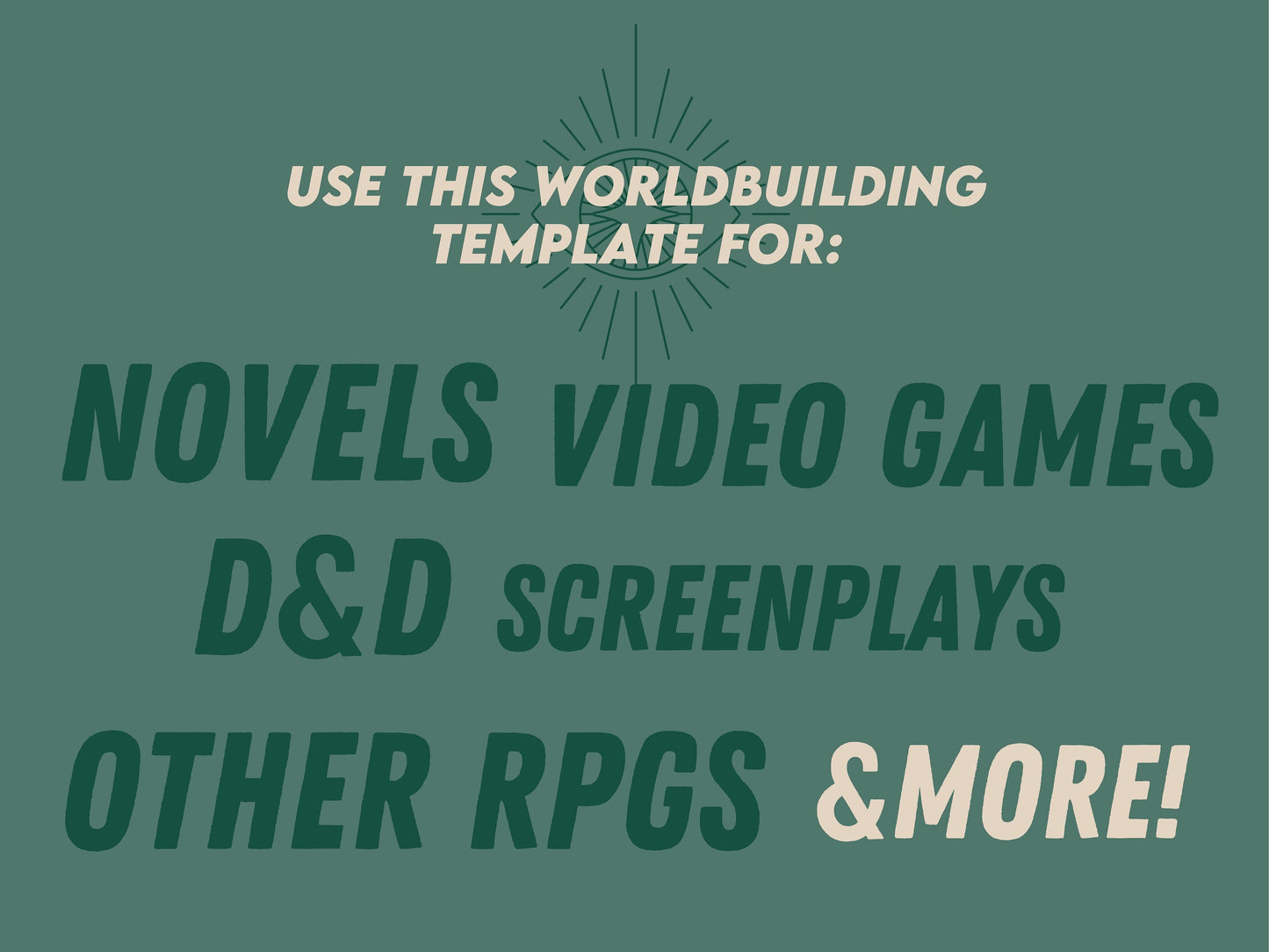 Fantasy Worldbuilding Notion (Novel/D&D/Digital Template)